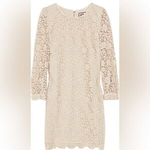 Juicy Couture Mini Cotton Lace Shift Dress